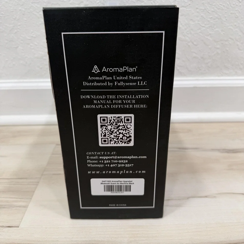 AromaPlan DAP1002 Bluetooth Scent Diffuser Electric Air Machine Black Atomizer